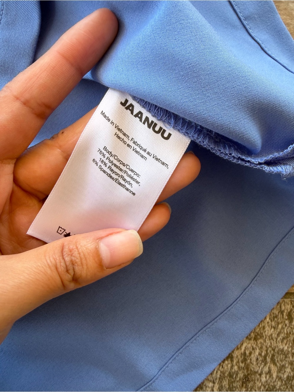 Jaanuu Slim Knit Scrub Top and Joggers Set - Picture 11 of 16